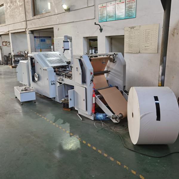 380V Paper Carry Bag Making Machine Fully Automatic , 220V Twisted Paper Handle