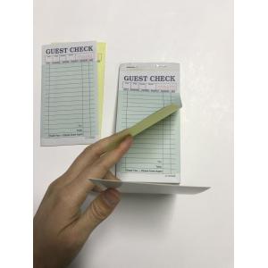 CT-G7000 Customizable Hotel Guest check with Black Ink Printing and Carbonless