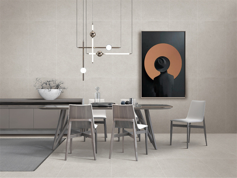 Wear-Resistant Soft Glazed Porcelain Tiles And 48"X24" SGS Moisture-Proof Interior Floor Tiles For Design