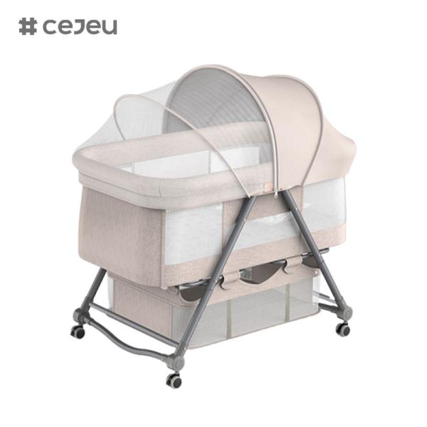 CJ-BJJ-001 Adjustable height baby cradle Adjustable height baby cradle bed Crib