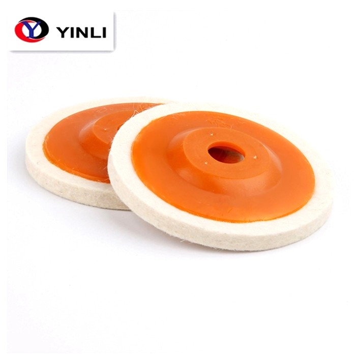 OEM Welcome Wool Felt Wheel Felt Polishing Flap Disc 4 Inch For Mirror Polishing