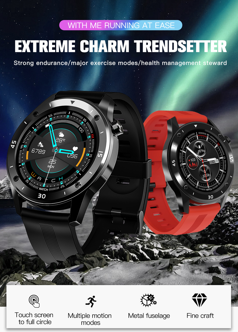 Shenzhen Watch NFC Factory Wholesaler F20 Green Temperature Smart Bracelet Band Silicone Strap Bluetooth Health Track for Smartphones