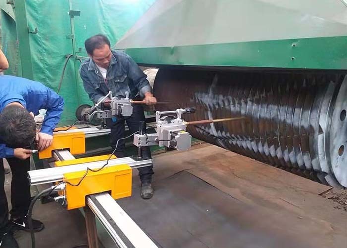 Carbon Steel Continuous 80mm Roller Overlay Welding Machine