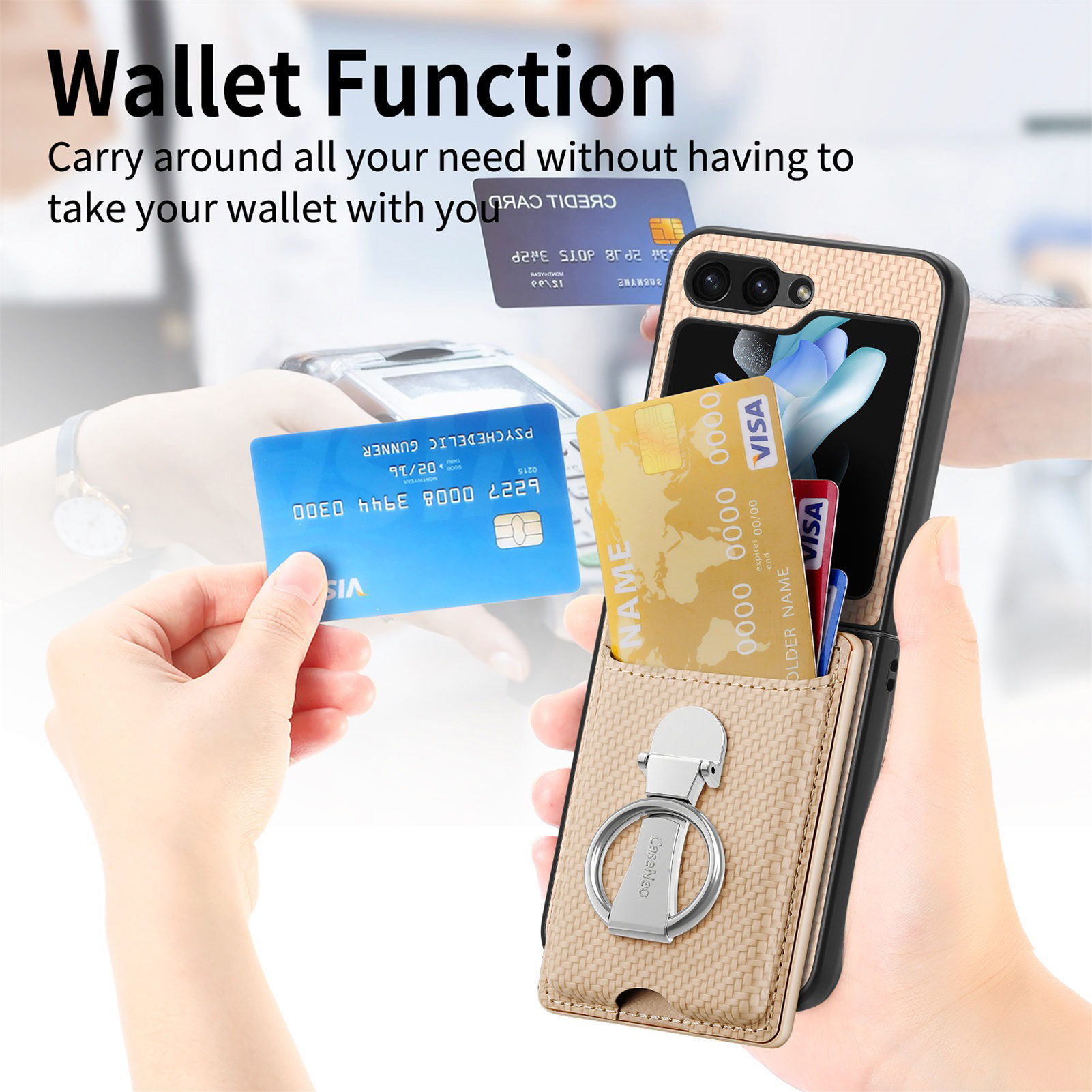 360 Degree Foldable Ring Wallet Design Style Mobile Phone Case for Samsung Galaxy S23 S22 Ultra S21 S20 Plus