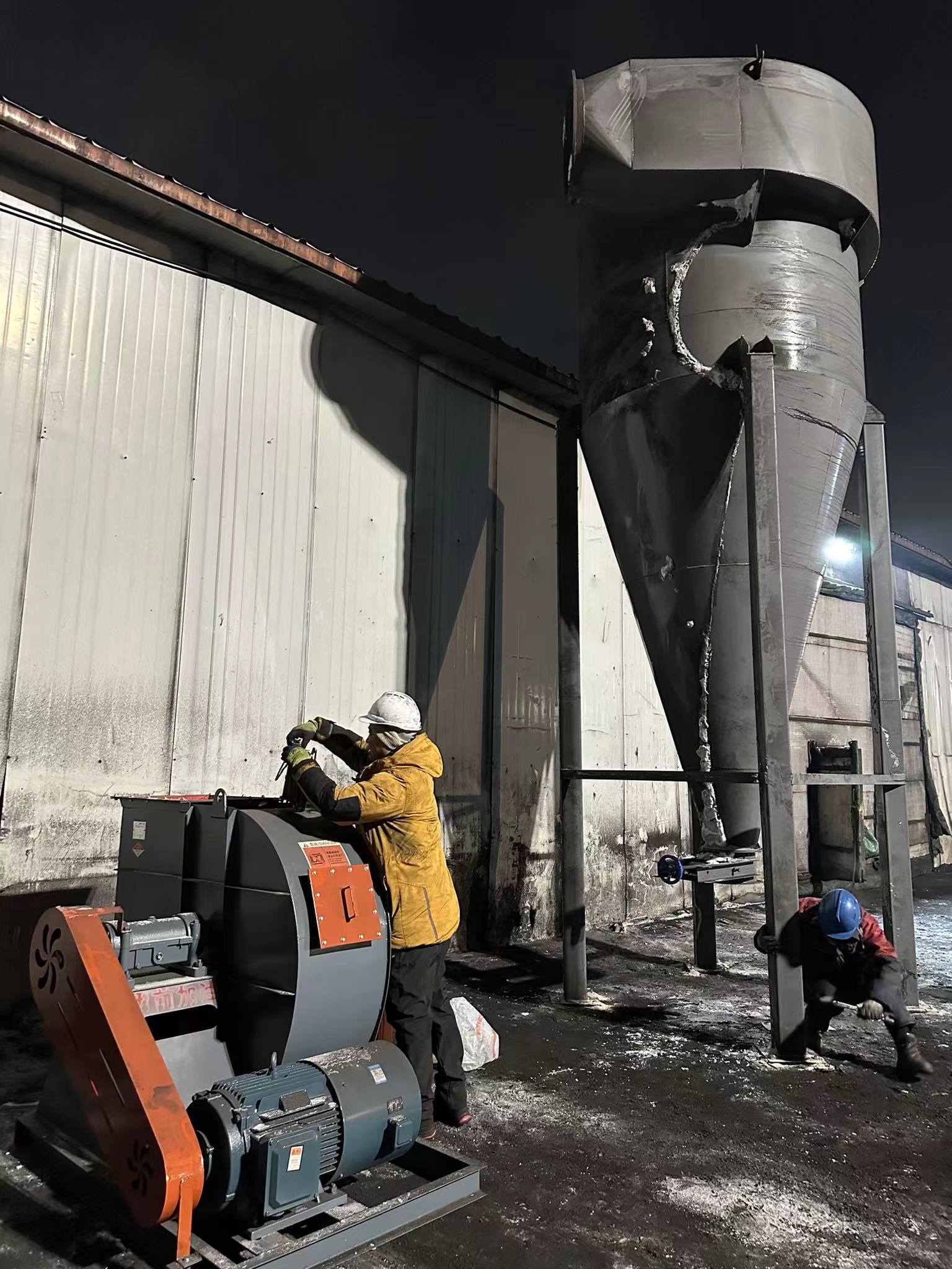 Industrial Cyclone Separator Dust Collector for Coal Dust in Mongolia Manufacturing Plant