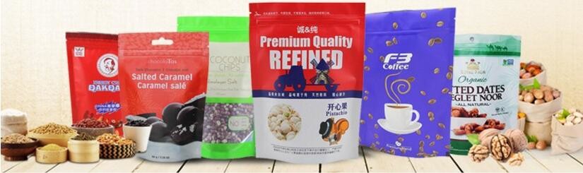 Holographic Compostable Aluminium Foil Three Side Seal Mylar Bag with Zipper and Window for Gifts or Cosmetics