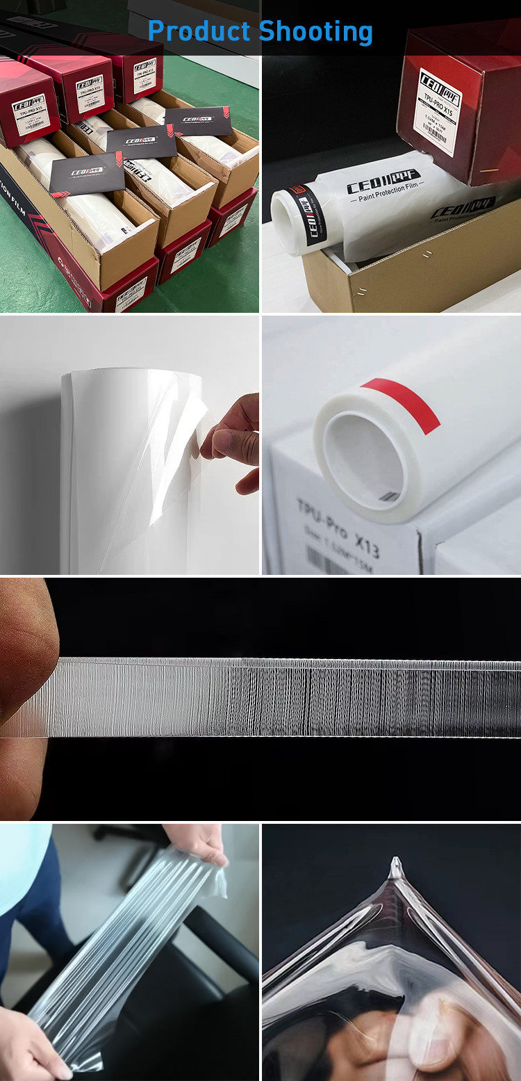 10 Years Warranty Business Affairs 7.5mil TPU PPF Car Body Film Paint Protection Film Tint