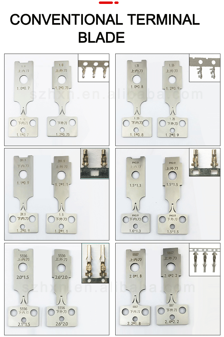 Long-lasting Crimping Terminal with OTP Applicator Blade and Terminal Crimping Knife