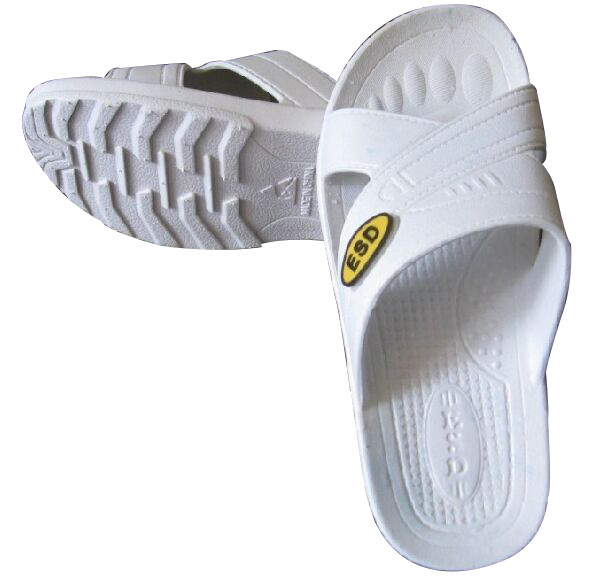 SPU Material ESD Slipper ESD Logo Inserted ESD Safety Footwear Class 100