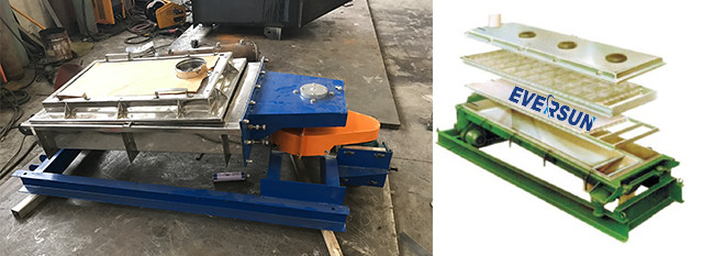 Stainless Steel Rotex Screener Square Rotary Sieve Separator For Clay Wood Chips