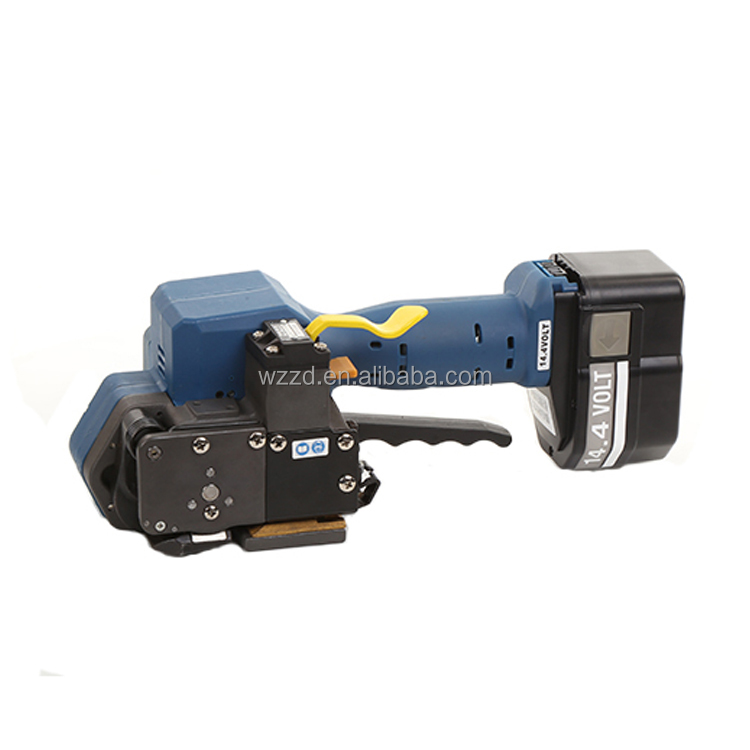 16mm - 19MM Hand Cordless Strapping Tool 72w Li Ion Plastic Banding Equipment