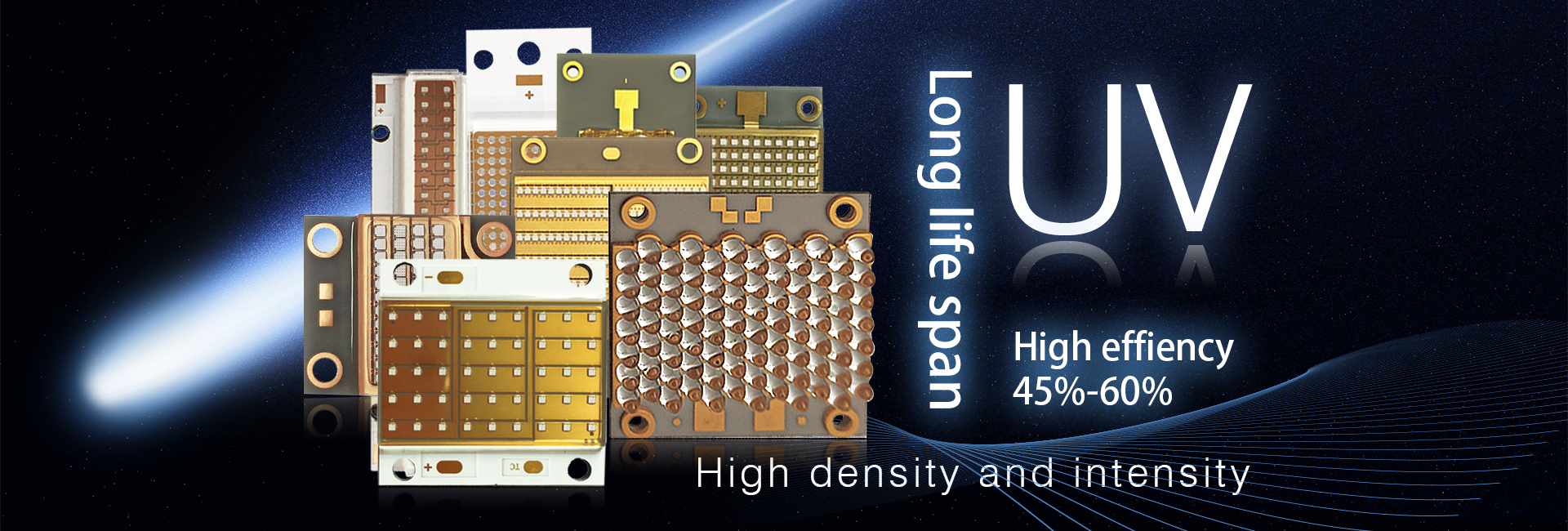 3W 5W 10W 15W COB LED Chips 1414 120-140lm/W For Torch Light / Downlight