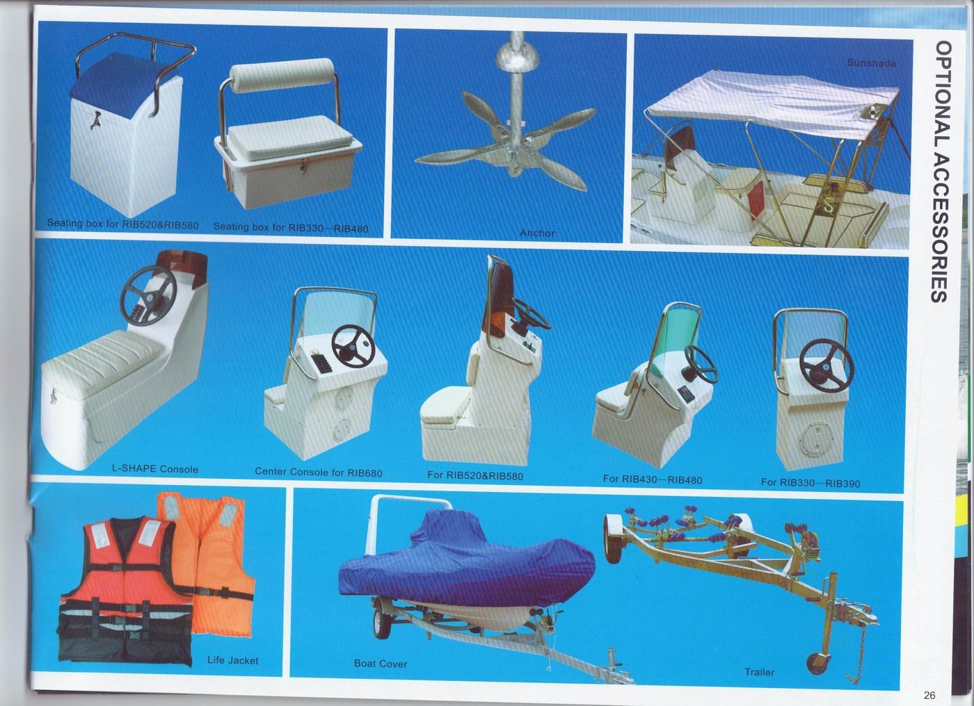 Environment Concerned Inflatable Boat Accessories Light Arch Boat Cover