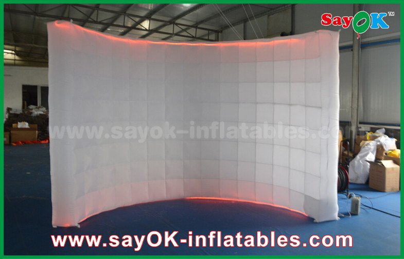 Photo Booth Backdrop Led Lighting Inflatable Photo Booth Enclosure Stand Photo Studio Wall