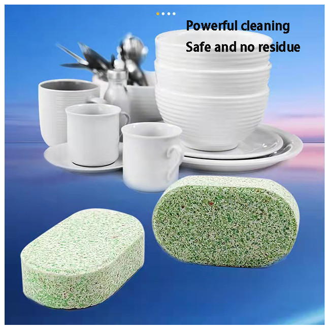 Natural Dishwasher Tablets Three In One Tableware Washing Block Special Plastic Free Dishwasher Pods