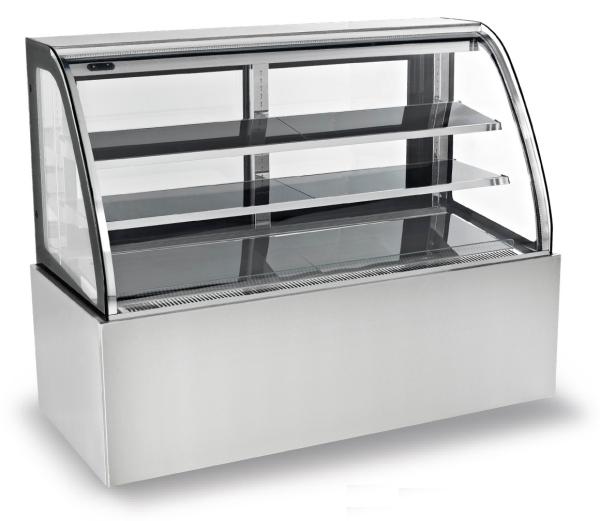 1800mm Fan Cooling Saving-energy Two Layers Refrigerated Cake Display Cabinets