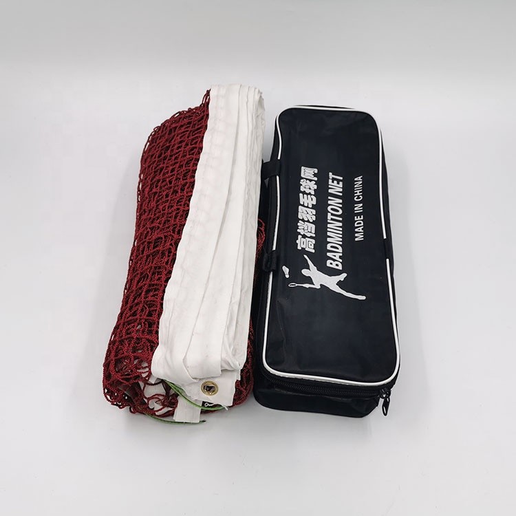 Durable Polyester Thread Portable Badminton Net Set Binding Manufactures