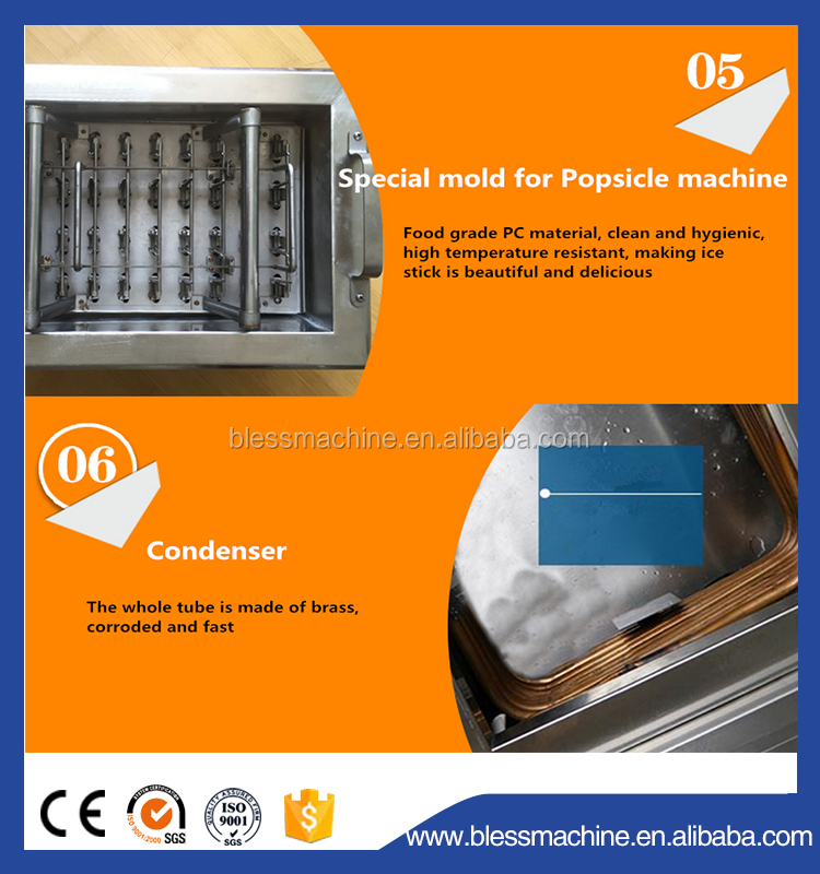 Popsicle Machine with 304 Stainless Steel Material and Large Capacity