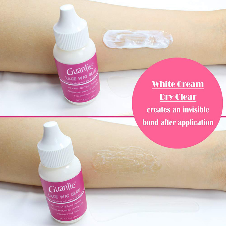 Private Label Waterproof Extreme Hold Invisible Hair Wig Glue For Lace Wig Adhesive