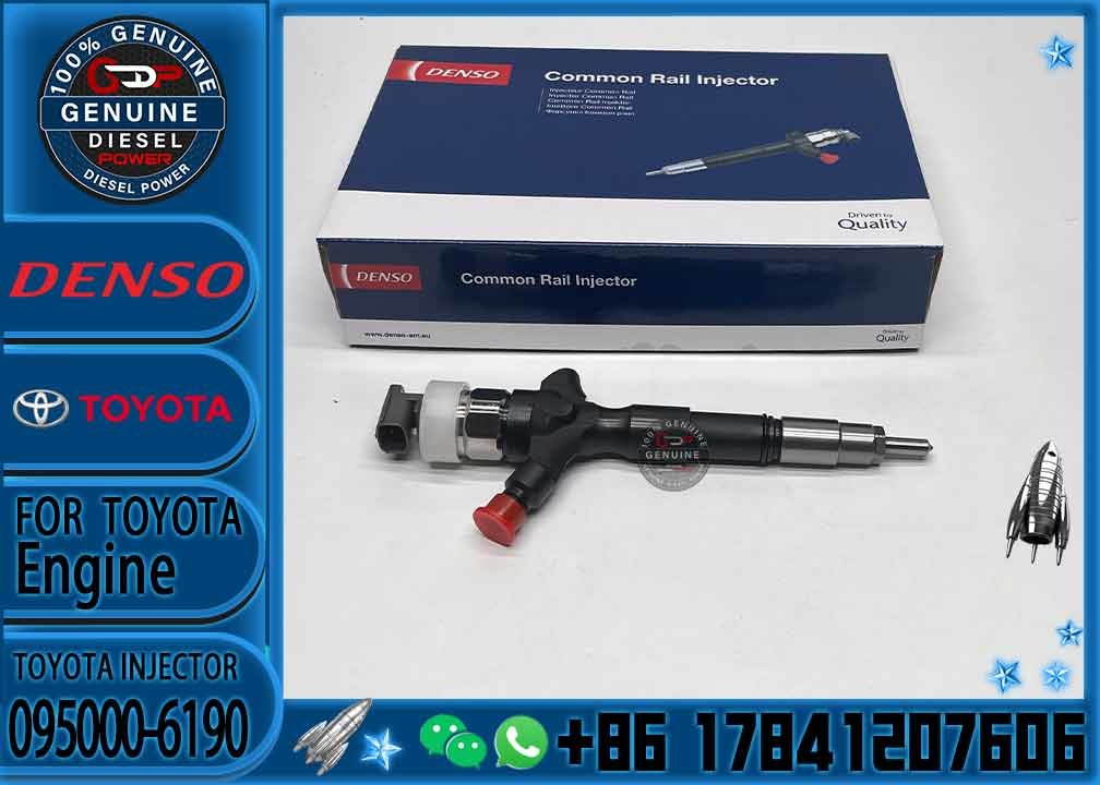 common rail fuel injector 095000-6190 nozzle innjector 095000 6190 0950006190 for Toyota Hiace 2.5 D 2KD-FTV