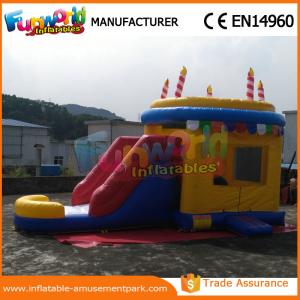  Customized Candle Inflatable Bouncer Slide CE SGS TUV ROHS EN71 Manufactures