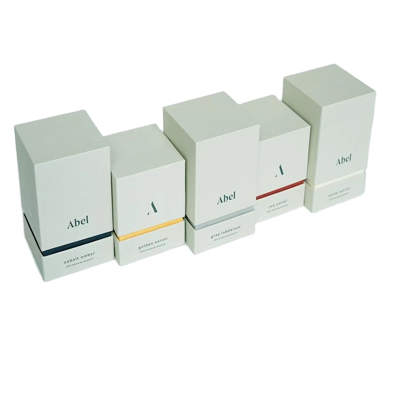 OEM Perfume Rigid Packaging Box Paperboard Material Foldable