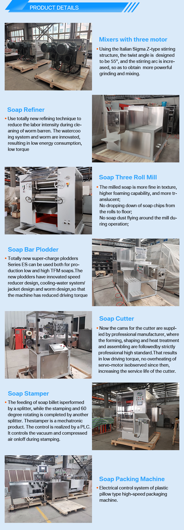 Soap Bar Making Machine Soap Production Line For Toilet And Laundry Soap