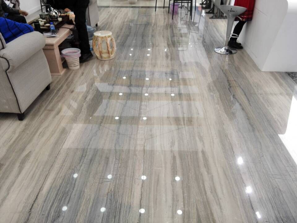 Quarry Blue Wood Marble , Palissandro Italy Blue Sand Marble 8-30mm Thickness