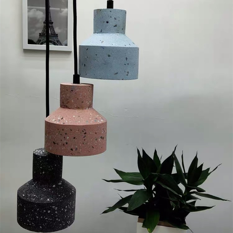Fashionable Showroom Terrazzo Modern Pendant Light Artistic Design