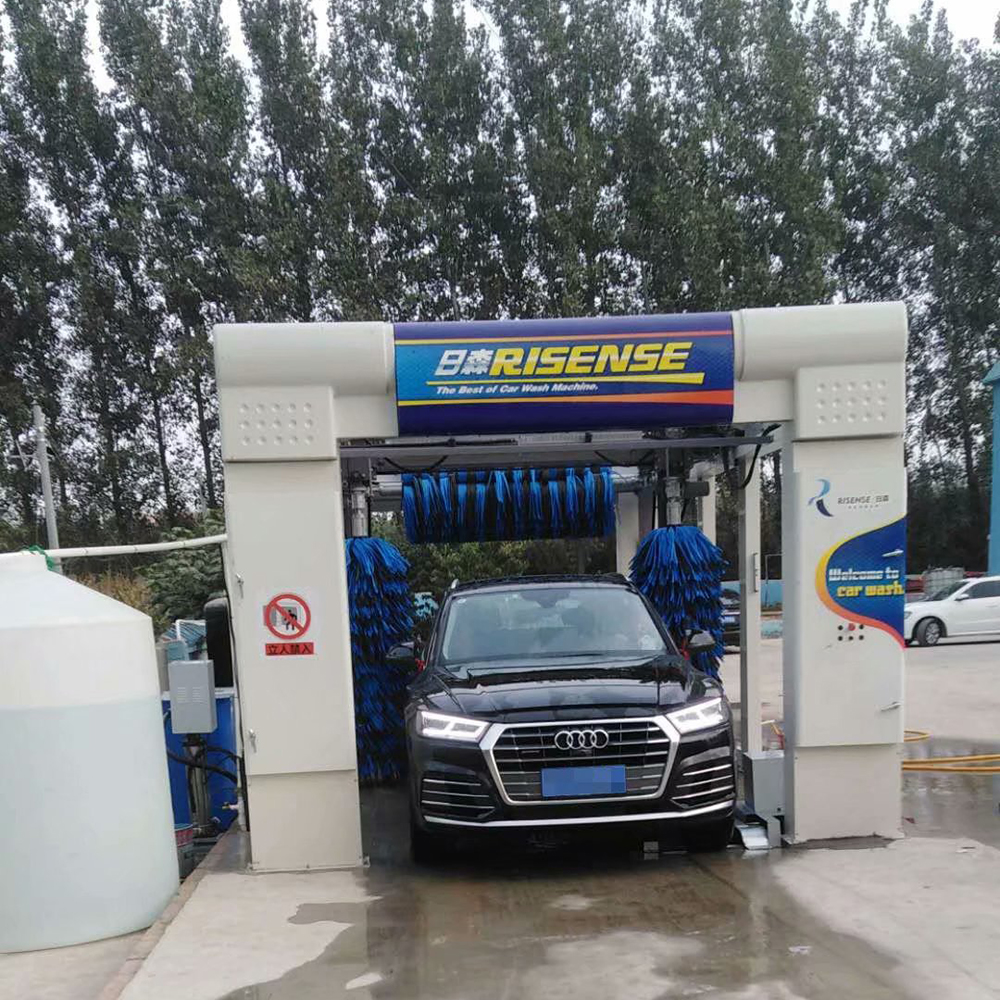 Full Automatic Brush Washing Car Wash Machine Tunnel With Drying System