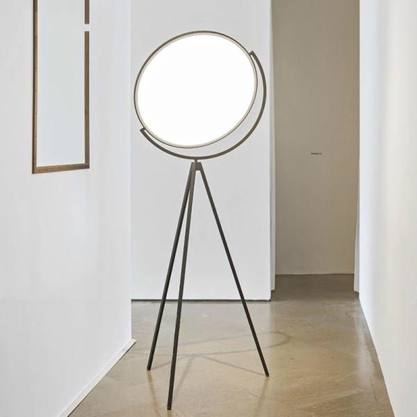 Nordic minimalist white / black Rotatable living room LED floor lamps Living