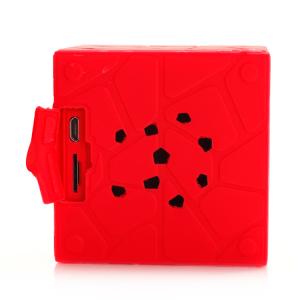 Square Microboom Bluetooth Hiking Speaker Waterproof With Hang Loop