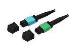 150 2 Black MPO Patch Panel 12 Ports Fiber Optic ODF 1U Rack Mount