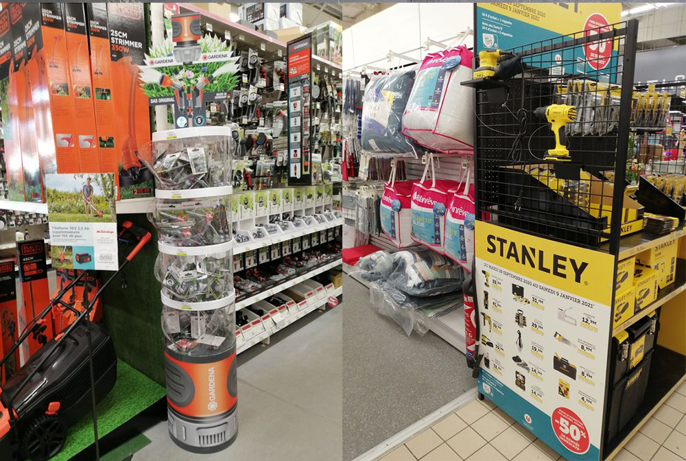 Air Conditioning Display Metal Rack Supermarket Display Stand