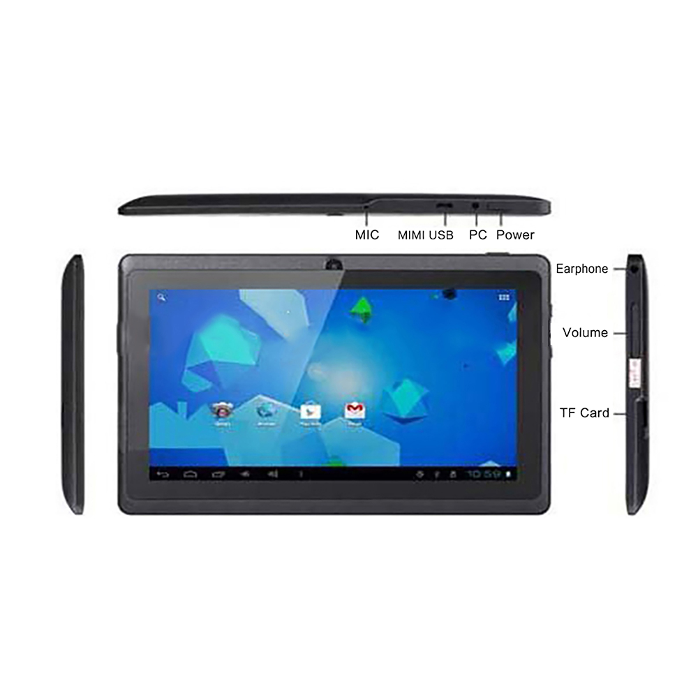Quad Core Wifi 7 Inch All In One Android Tablet Capacitive Screen