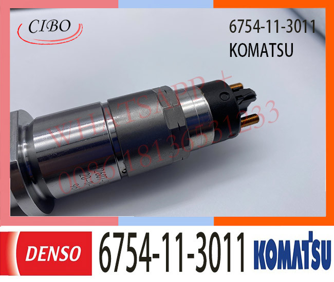 6754-11-3011 KOMATSU Fuel Injectors 0445120231 PC200-8 PC220-8 Excavator 6D107 Engine