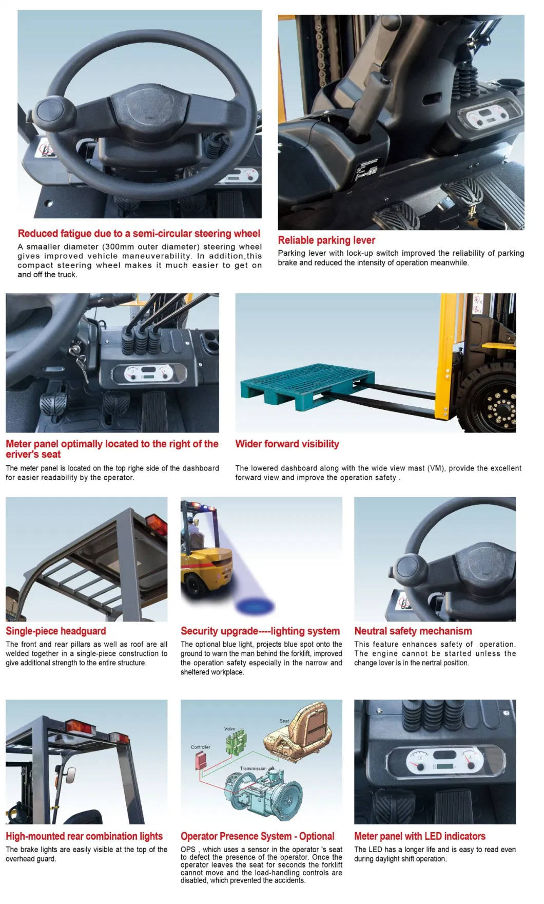 3M Hangcha 3 Tons Second Hand Diesel Forklifts With Sideshift Included