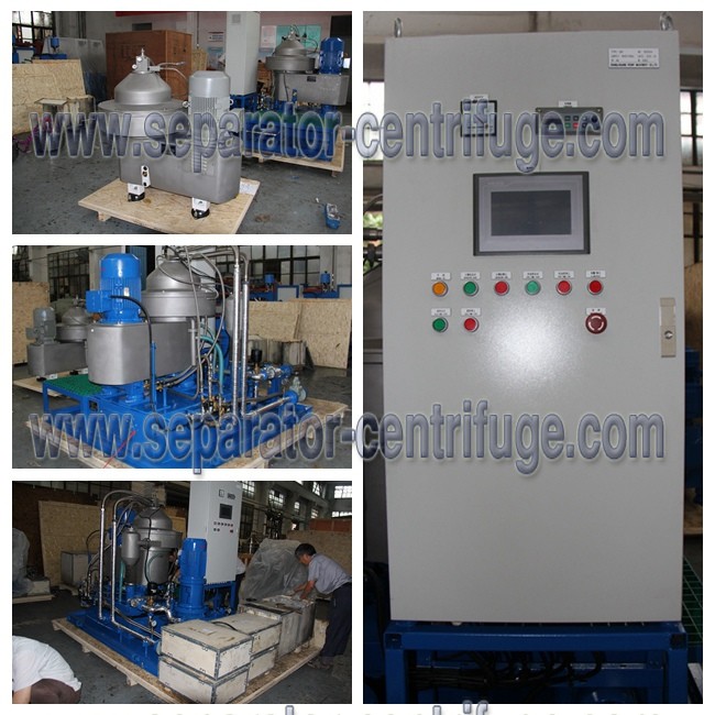 Self Cleaning Marine Disc Centrifugal Oil Separator Full Discharge 3000 LPH