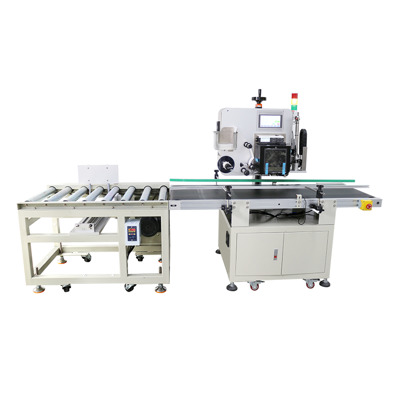 Carton Packaging Automatic Transparent Adhesive Label Applicator for Box Sealing