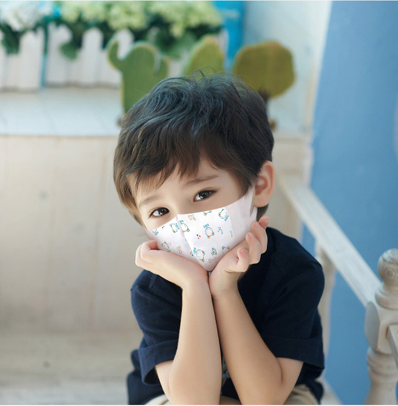 Best BFE 95% 3D kids student face mask breathable 3d deisgn child face mask