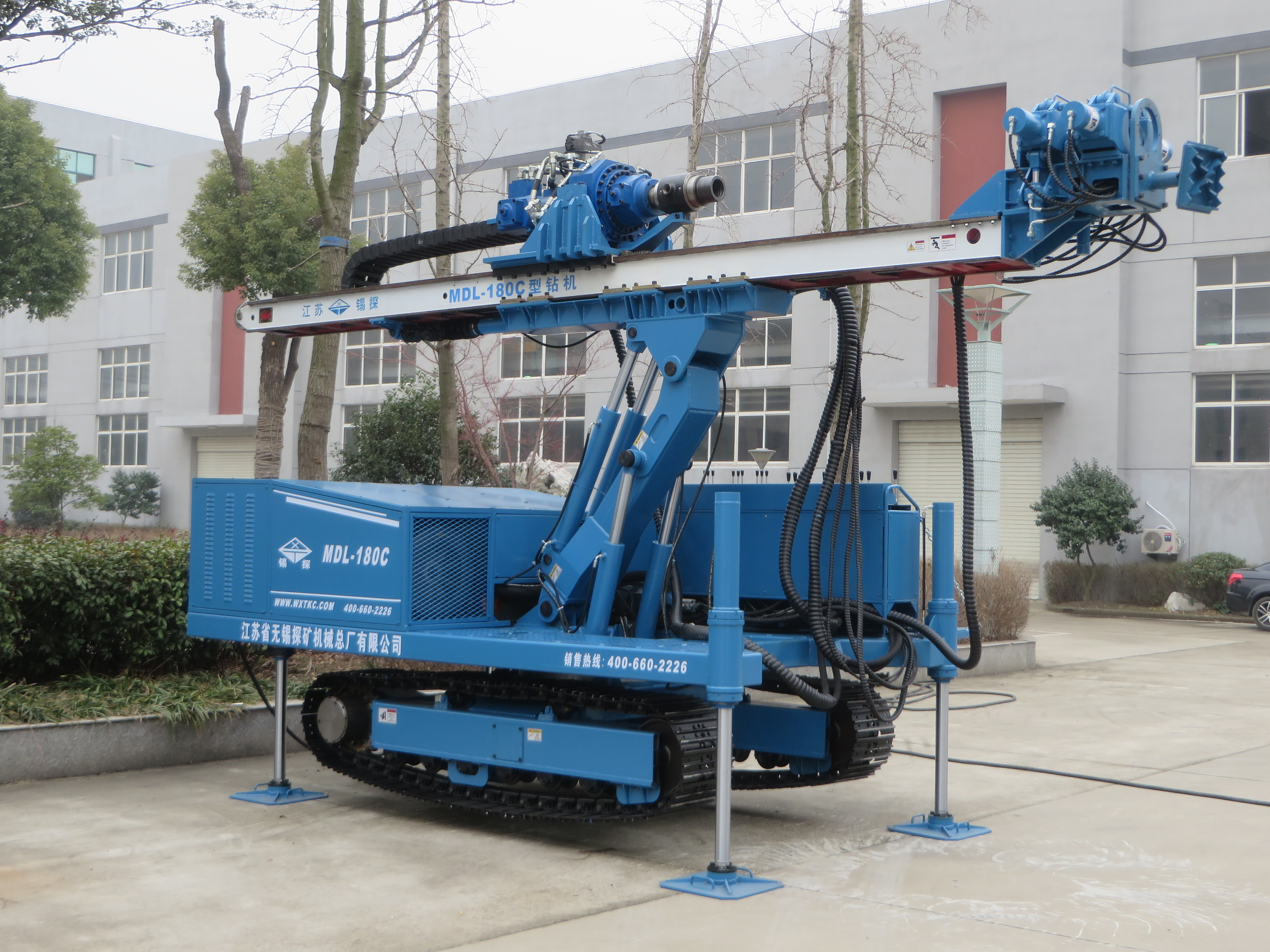 High Power Vibration Hydraulic Piling Rig Without DTH Hammer