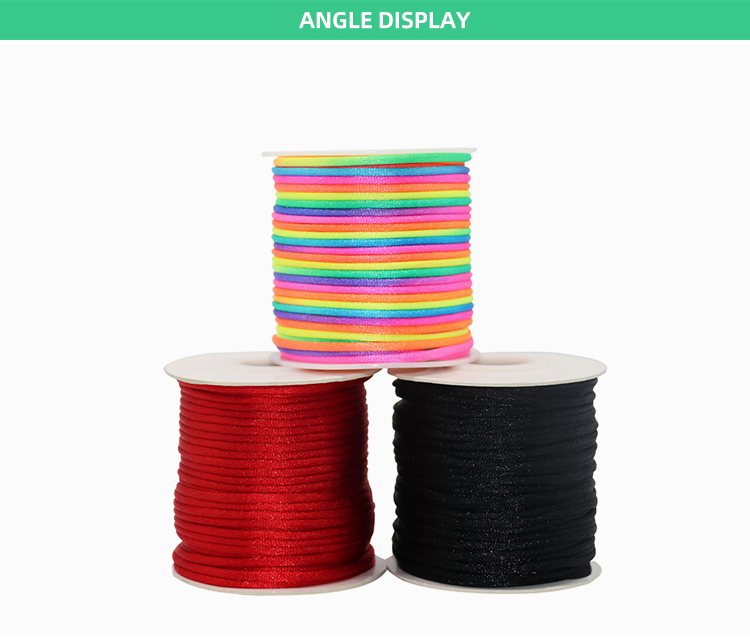 Upgrade Your Collection with Our Customizable 2 Ply Thread Bracelet Knitting Jade Cord