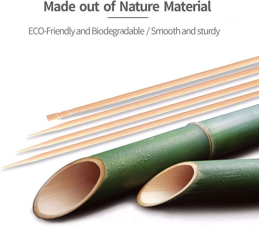 Bleached Grade A 3.5 Inch Fruit Skewer Sticks