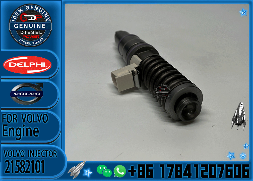 Original Diesel Fuel Injector 21582101 7421644602 7485000674 7485003951 7421582101 E3.18 For VO-LVO 11LTR EURO3 HI