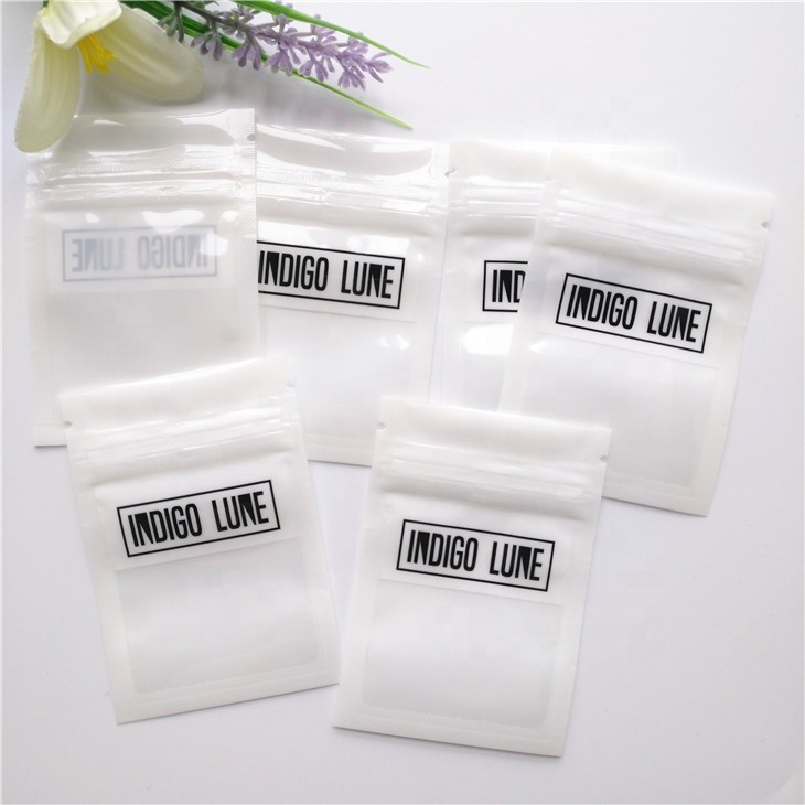 Small Plastic Flat Zipper Pouch for Jewelry Earrings Bracelet packing