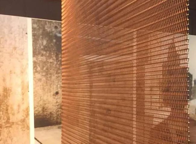 Architectural Spiral Mesh for Interior and Exterior Decoration