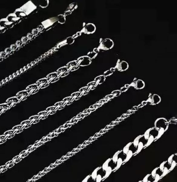 ODM Removable Handbag Metal Chain Antioxidant Stainless Steel Flat Chain