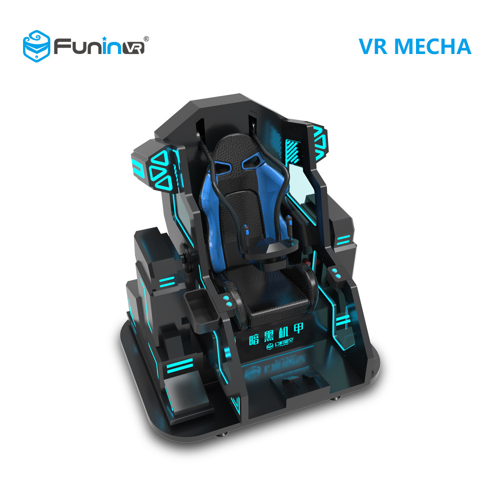 Theme Park 9D VR Vibrating Simulator With Pneumatic 6 Dof Platform
