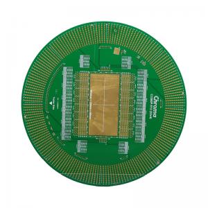 China Gloss Green High Speed PCB 0.5oz-12oz Copper Thickness Black Silkscreen Color on sale