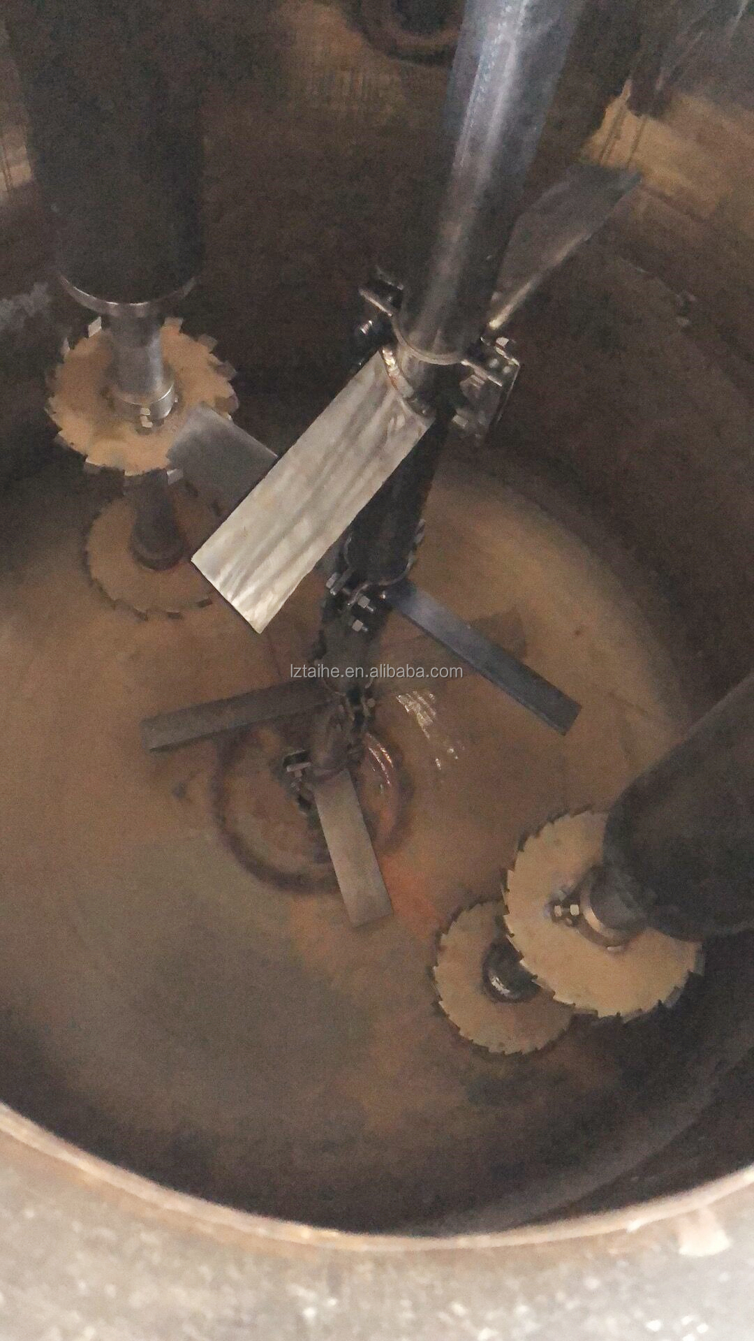 Jacketed Reactor with Stainless Steel Industry Tank and High- Carbon Steel Agitator
